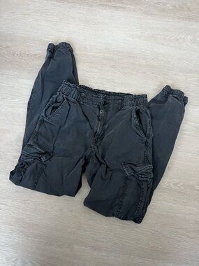 ♡ 4 for $40 ♡ Charcoal Grey Cargo Joggers - Damaged / Please Read!